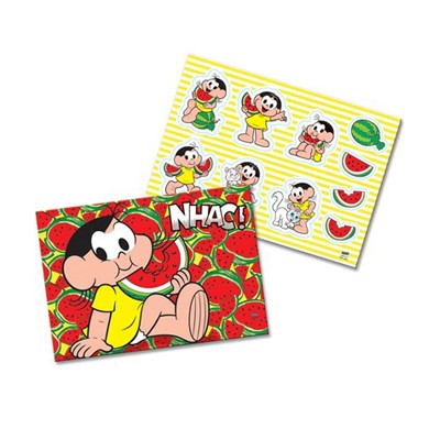 Painel Kit Decorativo Magali Melancia 2 Placas 64x45cm